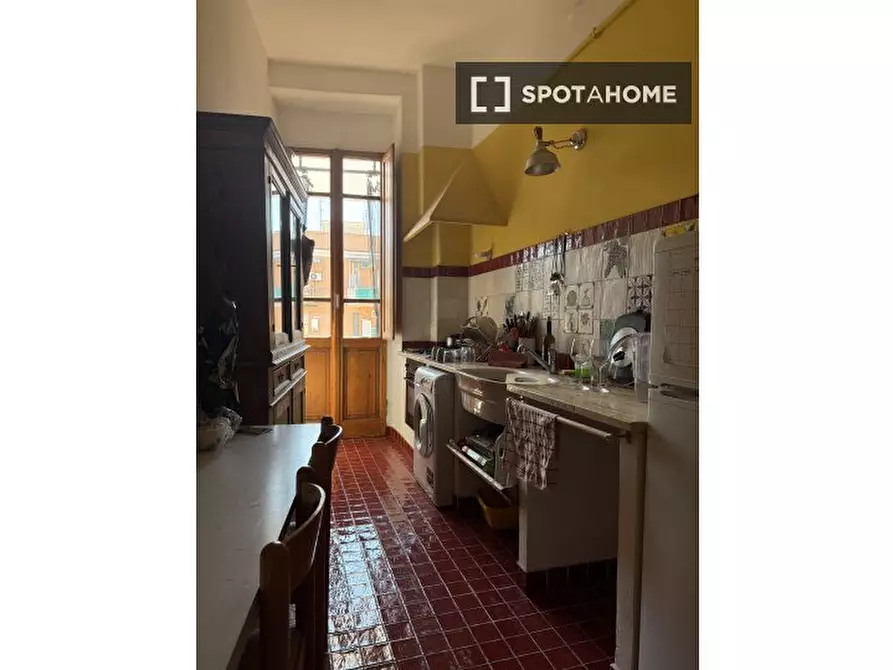 Immagine 7 di Camera condivisa in affitto  in Via Portuense a Roma