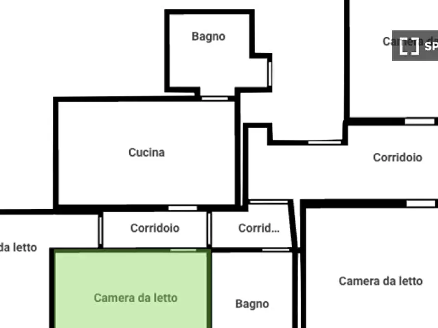 Immagine 4 di Camera condivisa in affitto  in VIA CERNAIA a Padova