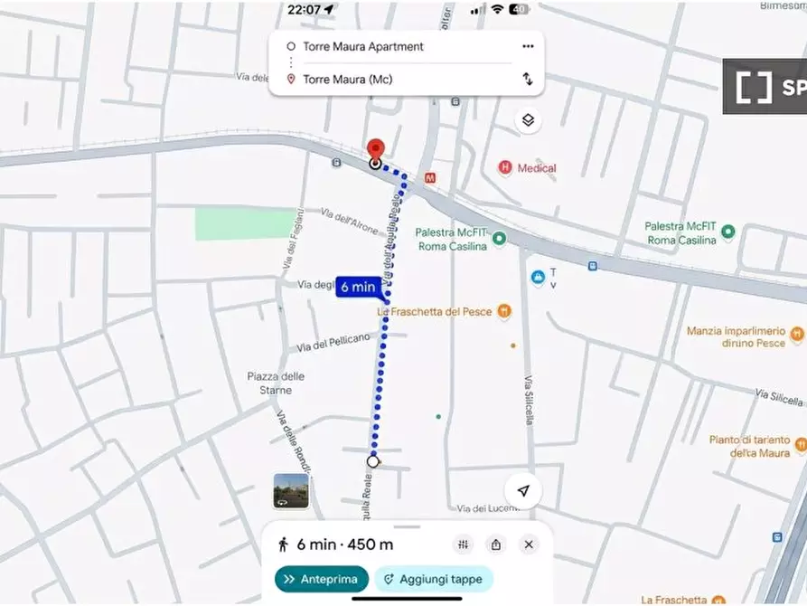 Immagine 13 di Appartamento in affitto  in Via dell'Aquila Reale a Roma