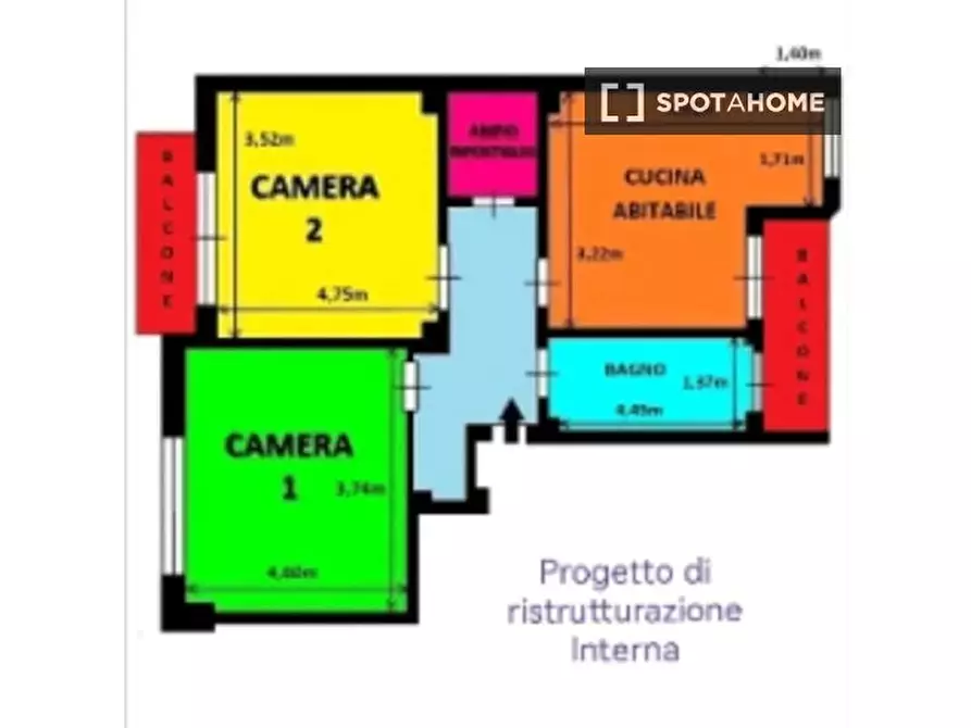 Immagine 17 di Appartamento in affitto  in Via Monginevro a Torino