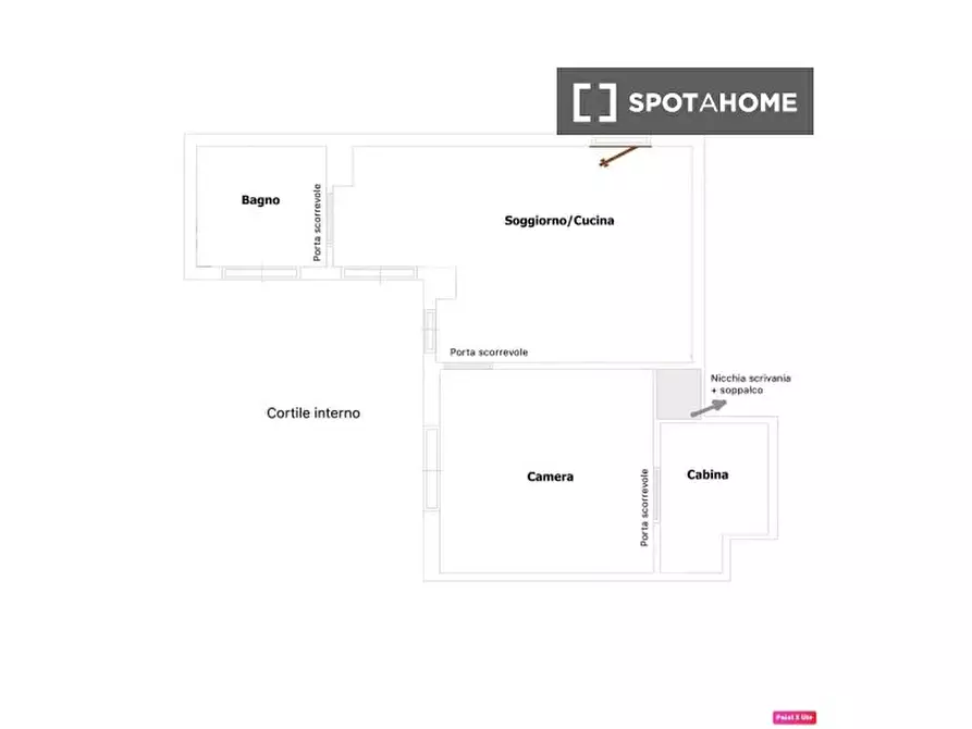 Immagine 9 di Appartamento in affitto  in Bastioni di Porta Volta a Milano