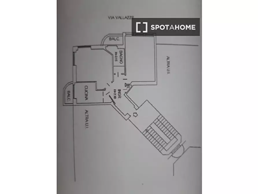 Immagine 4 di Appartamento in affitto  in Via Vallazze a Milano