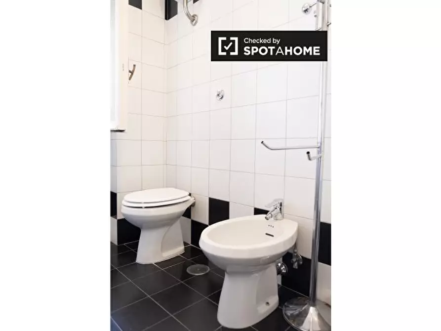 Immagine 15 di Camera condivisa in affitto  in Via Alfonso Borelli a Roma