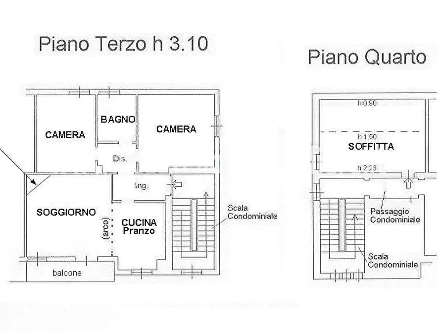 Immagine 10 di Appartamento in vendita  in Corso Garibaldi, 18 a Sarteano