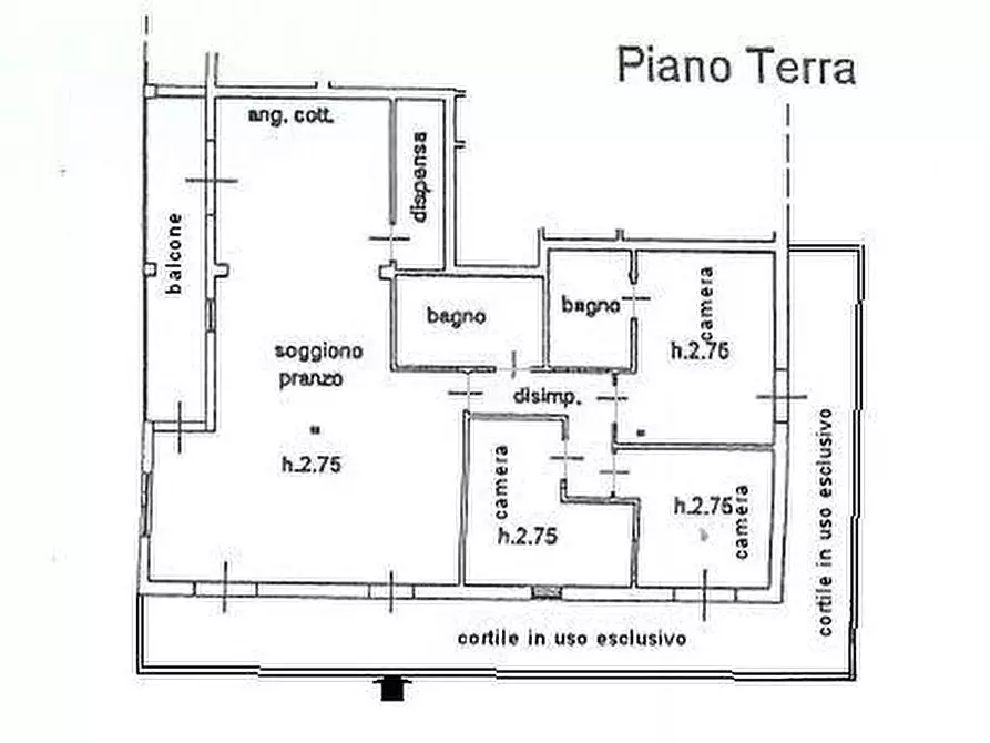 Immagine 10 di Appartamento in vendita  a Sarteano