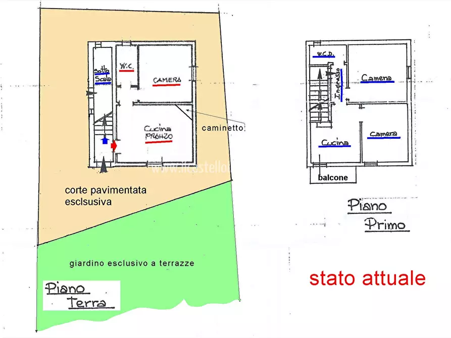 Immagine 4 di Villa in vendita  in piazza XX Settembre, 1 a Chiusi