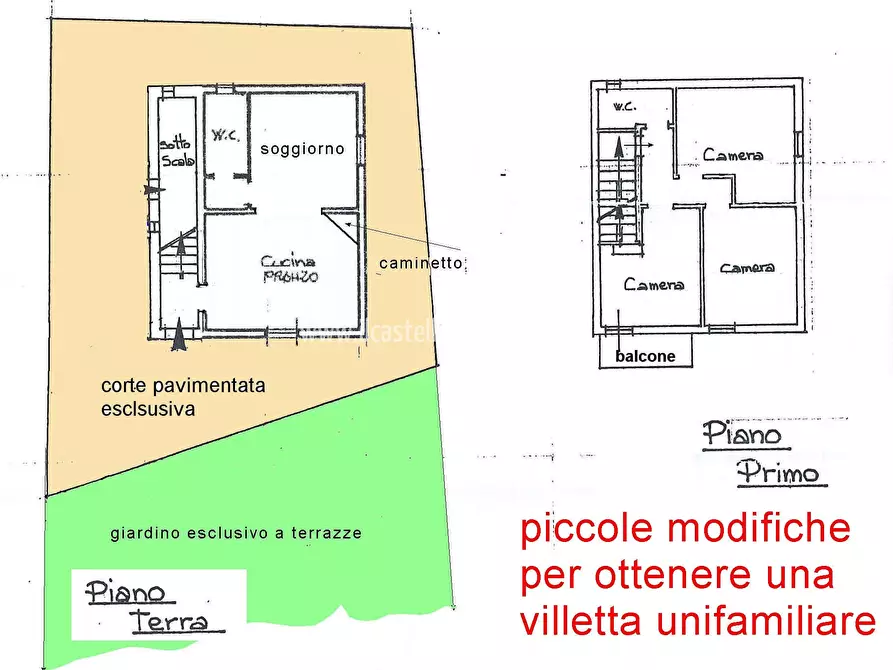 Immagine 5 di Villa in vendita  in piazza XX Settembre, 1 a Chiusi