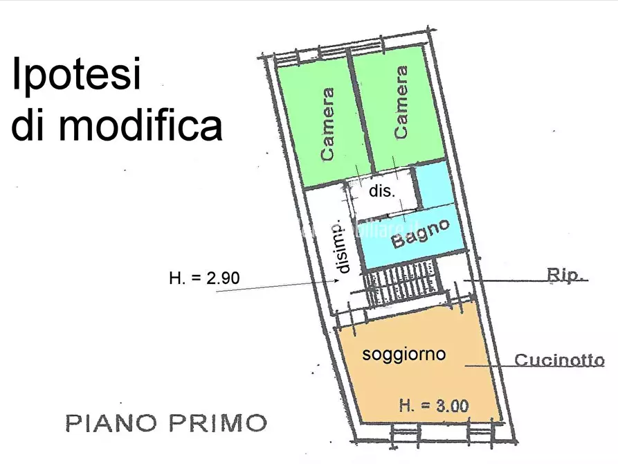 Immagine 8 di Appartamento in vendita  a Lucignano