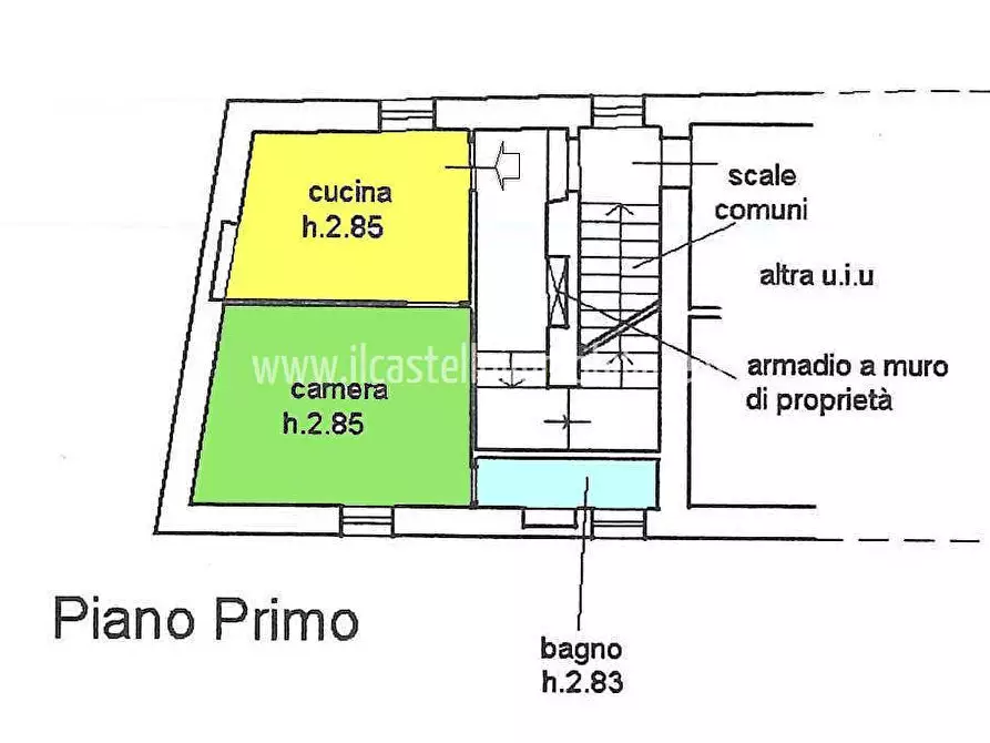 Immagine 10 di Appartamento in vendita  in Corso Garibaldi, 18 a Sarteano