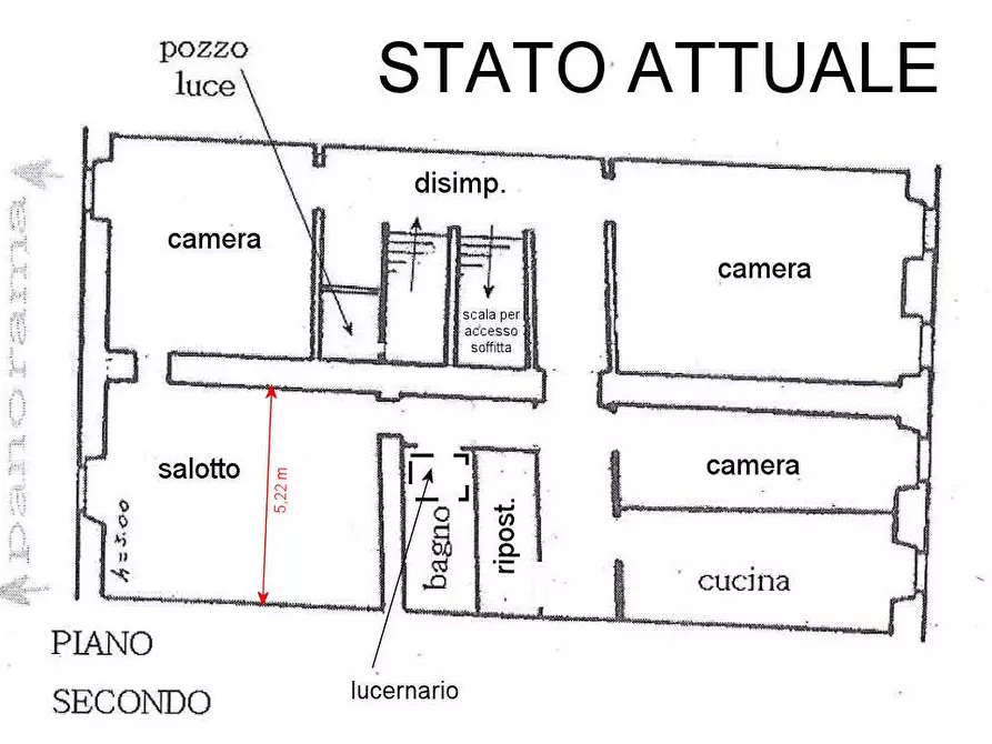 Immagine 10 di Appartamento in vendita  a Sarteano