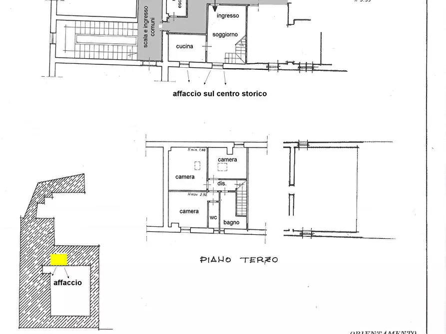 Immagine 11 di Appartamento in vendita  in piazza Bargagli a Sarteano