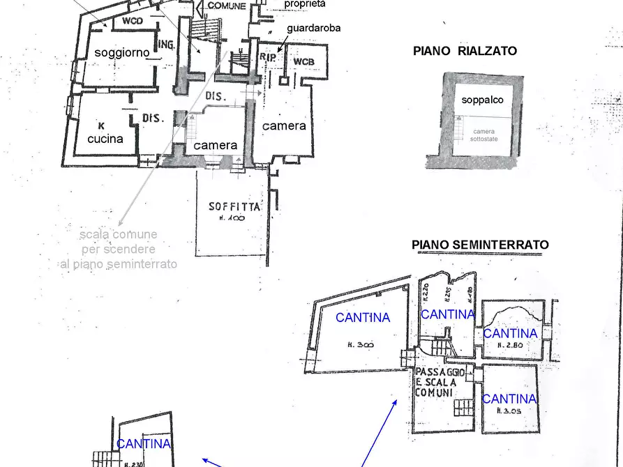 Immagine 11 di Appartamento in vendita  in Corso Giuseppe Garibaldi, 20 a Sarteano