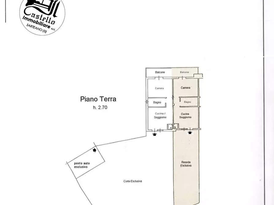 Immagine 11 di Appartamento in vendita  in via Della Resistenza 2/a a Sarteano