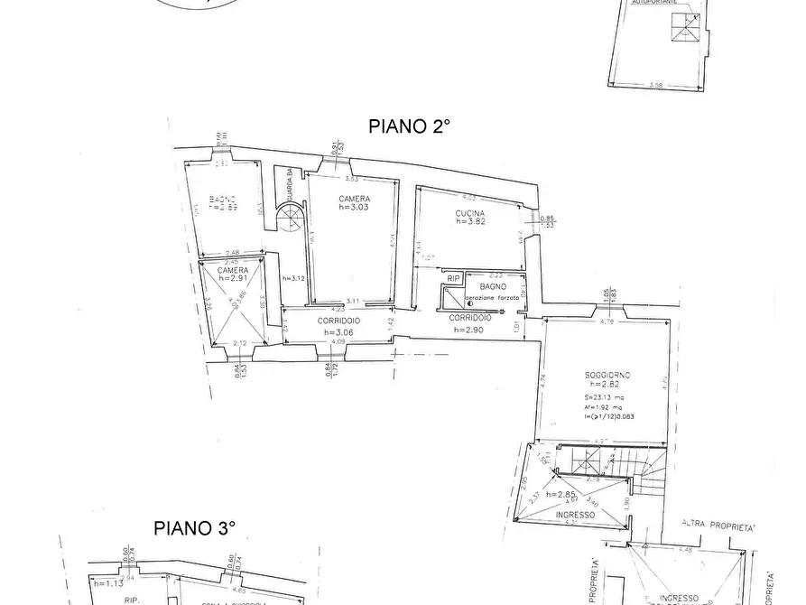 Immagine 11 di Appartamento in vendita  in corso Garibaldi, 10 a Sarteano