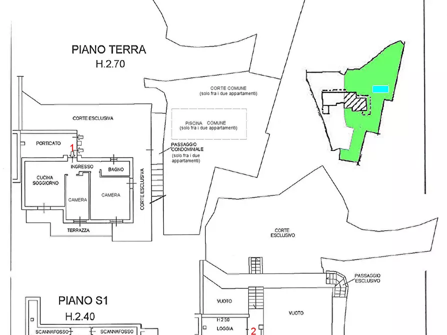 Immagine 11 di Terratetto in vendita  in via Montenero, 42 a Sarteano