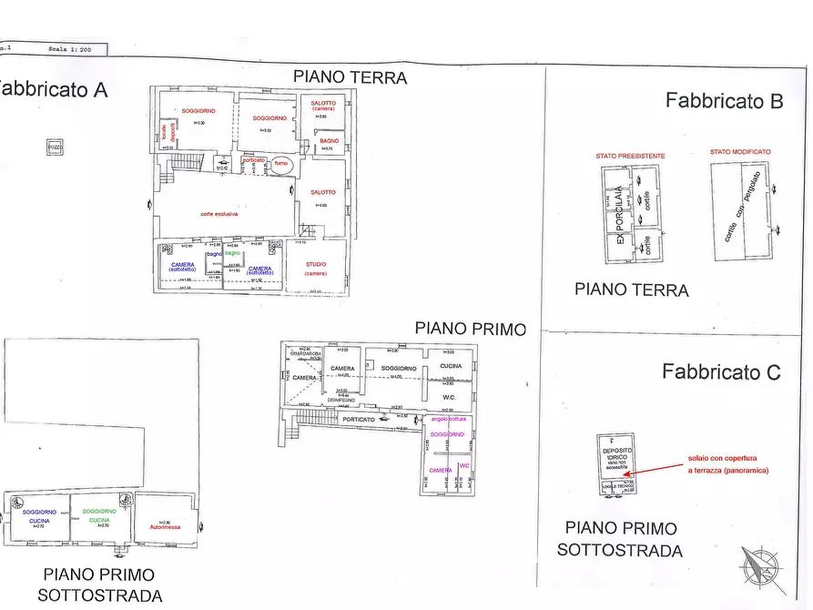 Immagine 11 di Rustico / casale in vendita  in piazza Giuseppe Garibaldi, 8 a Trequanda