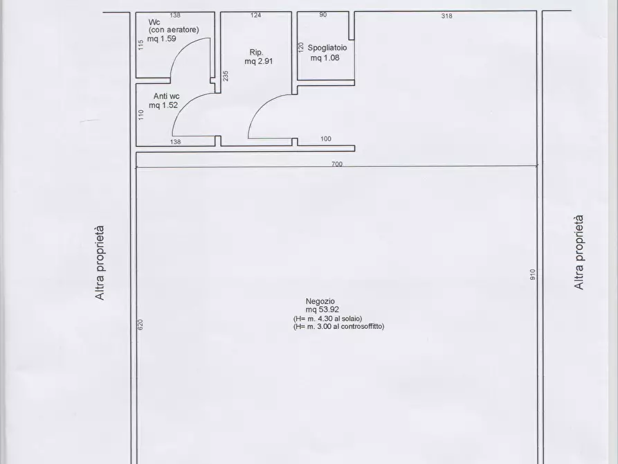 Immagine 5 di Locale commerciale in vendita  a Chiusi
