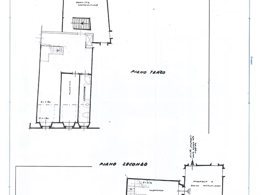 Immagine 11 di Appartamento in vendita  in Corso Garibaldi, 10 a Sarteano