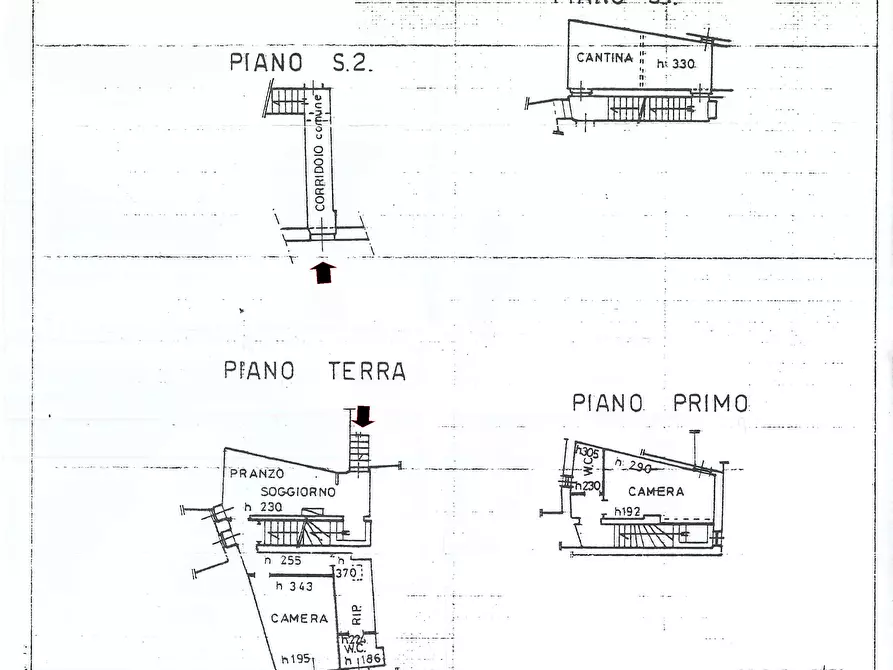 Immagine 11 di Appartamento in vendita  in Corso Garibaldi, 18 a Sarteano
