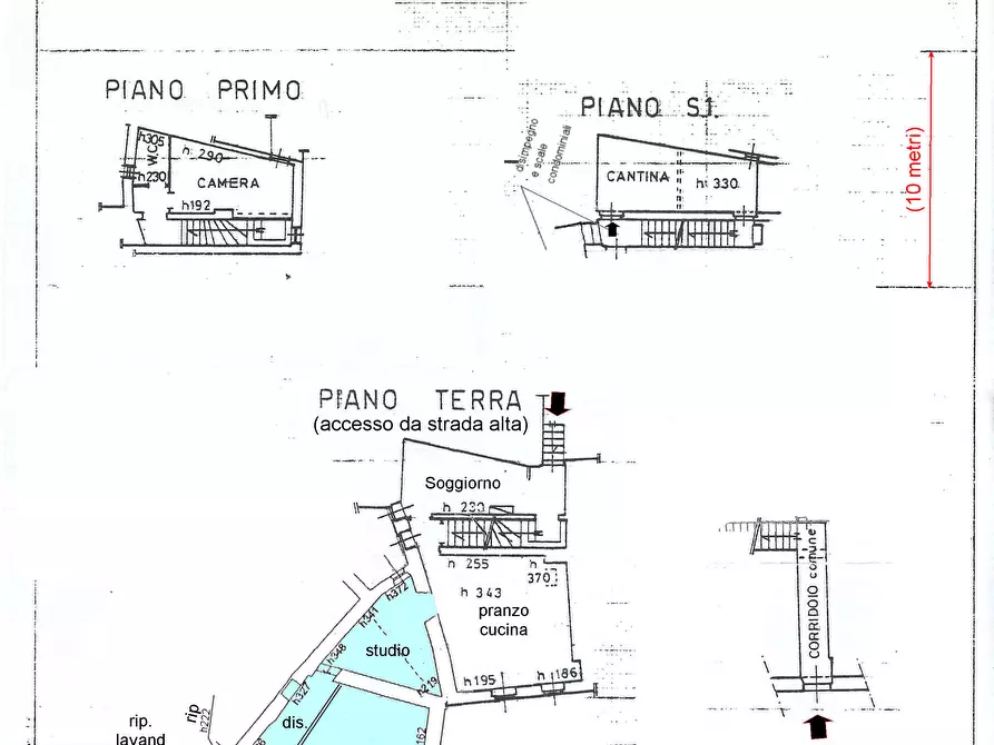 Immagine 12 di Appartamento in vendita  in Corso Garibaldi, 18 a Sarteano