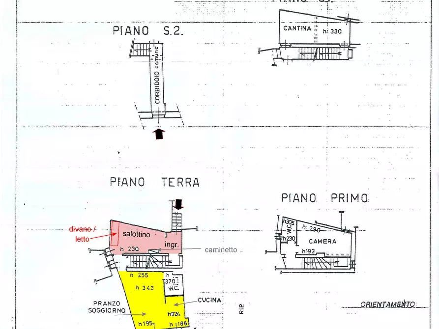 Immagine 12 di Appartamento in vendita  in Corso Garibaldi, 18 a Sarteano