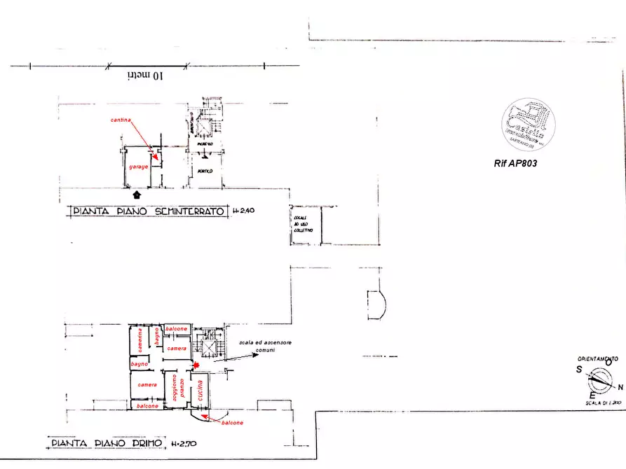 Immagine 11 di Appartamento in vendita  in piazza Dante, 6 a Chiusi