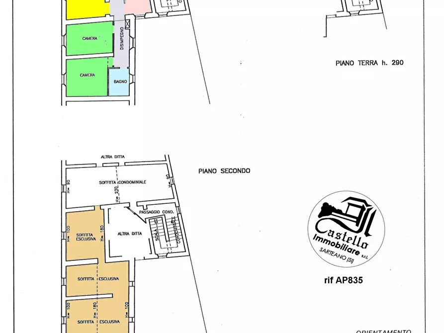 Immagine 11 di Appartamento in vendita  in piazza XX Settembre, 1 a Chiusi