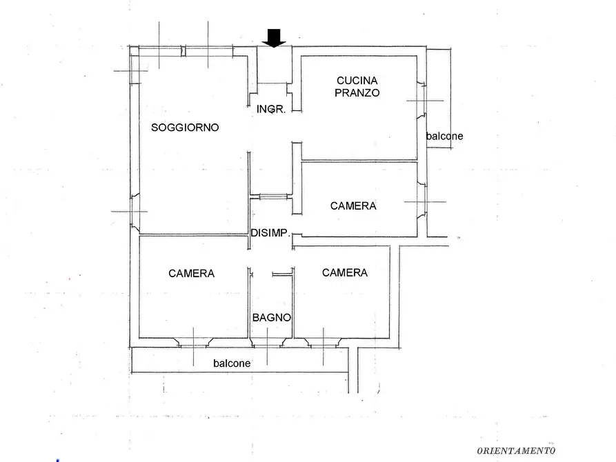 Immagine 11 di Terratetto in vendita  in via Giuseppe Mazzini, 20 a San Casciano Dei Bagni