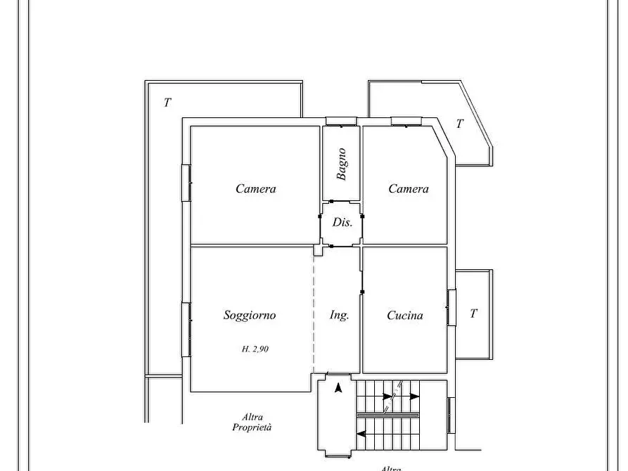 Immagine 12 di Appartamento in vendita  in via Mameli, 37 a Chiusi
