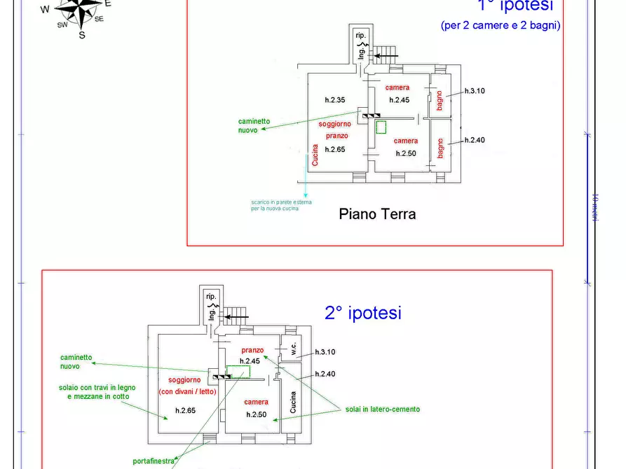Immagine 12 di Appartamento in vendita  in via Della Pergola, 10 a Sarteano
