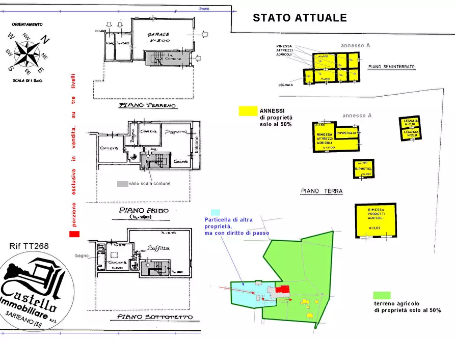 Immagine 11 di Terratetto in vendita  in via Abetone, 7 a Chianciano Terme