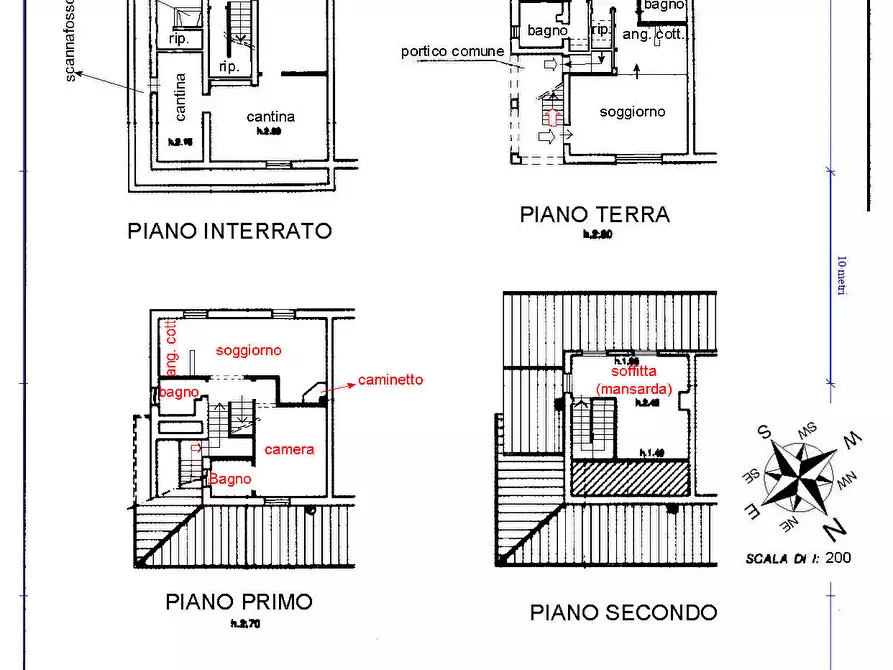 Immagine 11 di Terratetto in vendita  in via Lago Maggiore, 32 a Sarteano