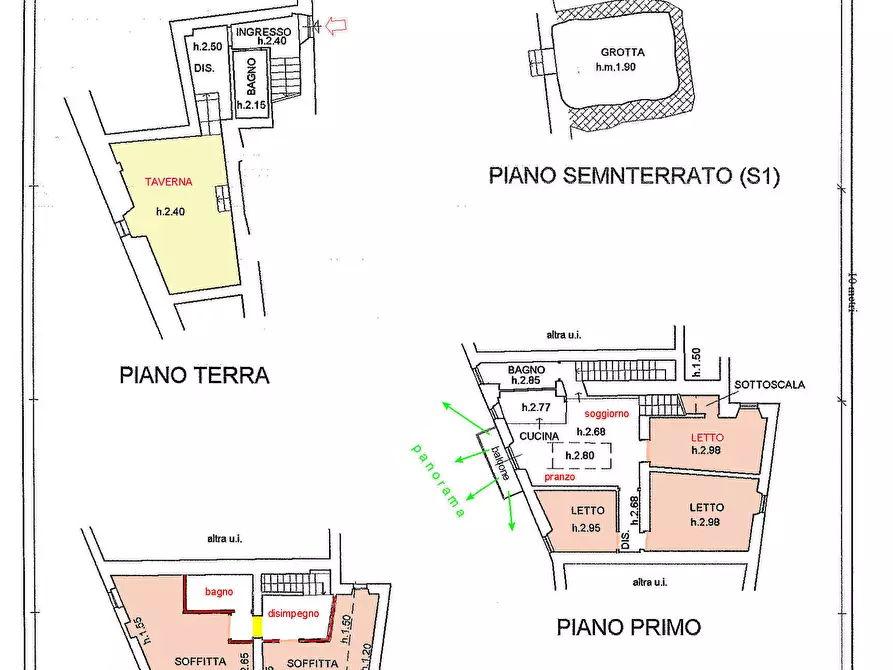 Immagine 12 di Terratetto in vendita  in Corso Giuseppe Garibaldi, 18 a Sarteano