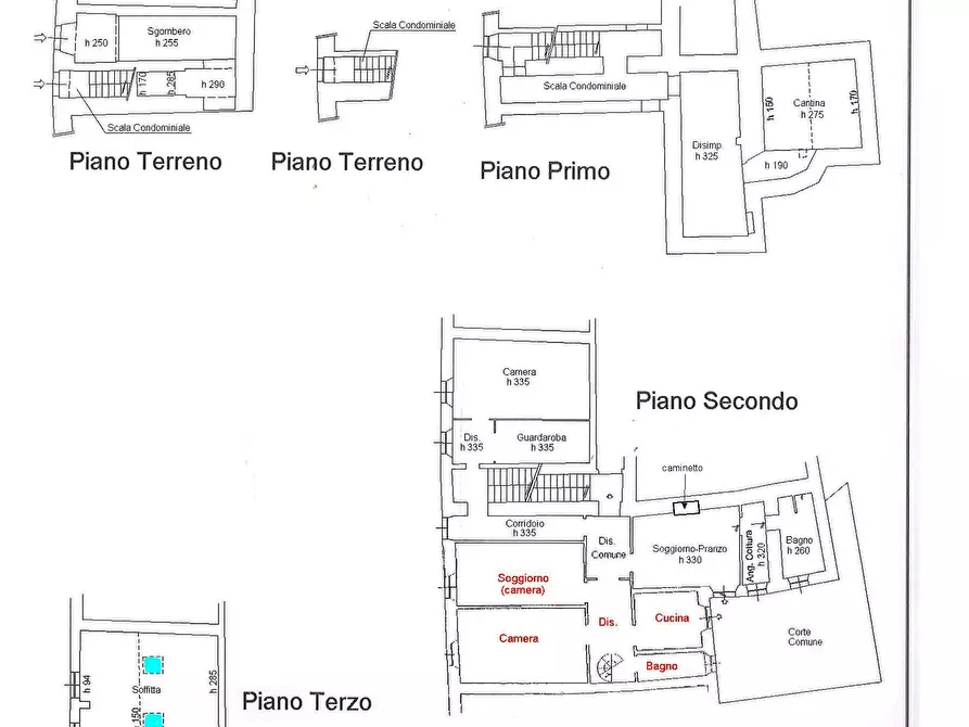 Immagine 11 di Appartamento in vendita  a Sarteano