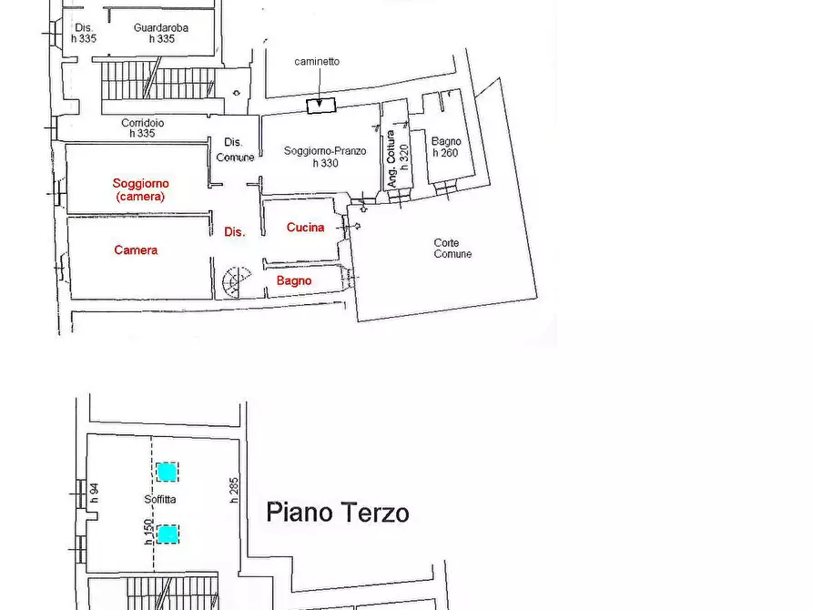 Immagine 13 di Appartamento in vendita  a Sarteano