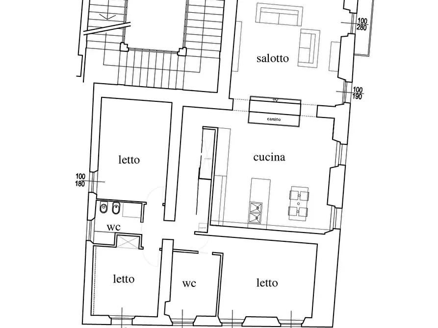 Immagine 11 di Appartamento in vendita  in Strada di Marciano, 55 a Siena