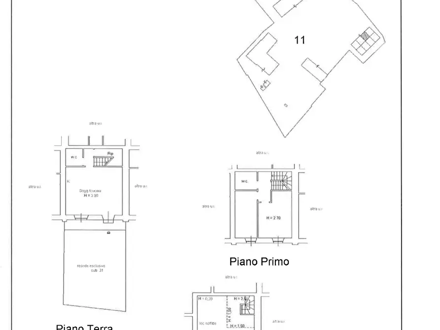 Immagine 11 di Rustico / casale in vendita  in Str. di Salteano a Asciano