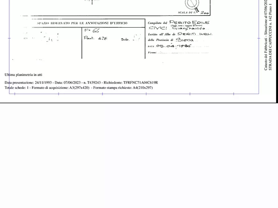 Immagine 11 di Appartamento in vendita  in Str. dei Cappuccini, 148 a Siena