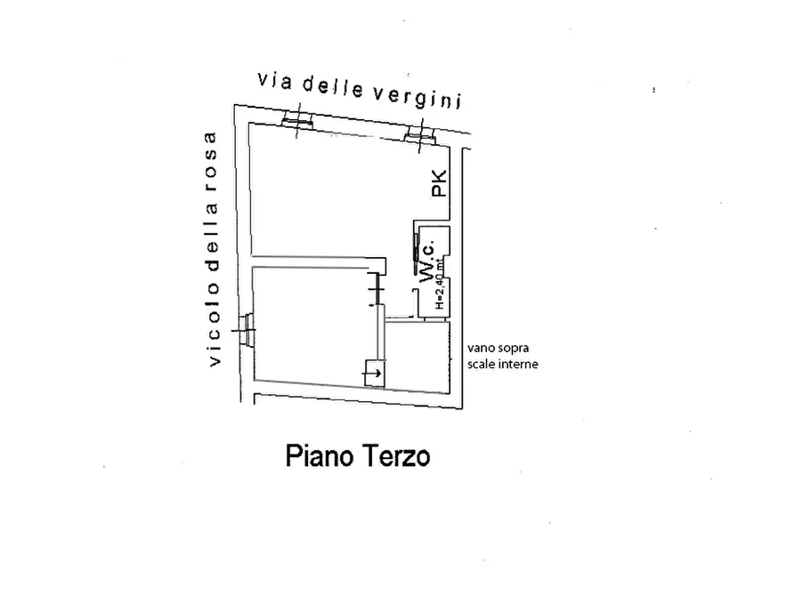 Immagine 11 di Appartamento in vendita  in Via delle Vergini, 14 a Siena