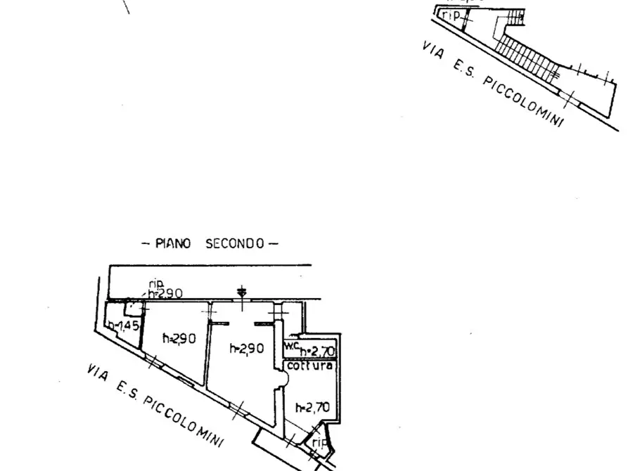 Immagine 11 di Appartamento in vendita  in Via Enea Silvio Piccolomini, 133 a Siena