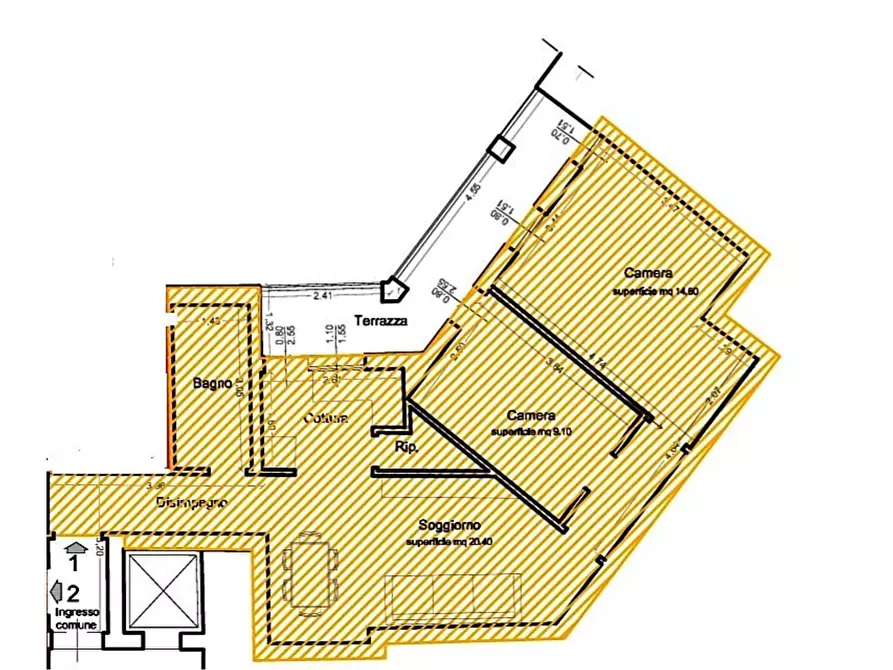 Immagine 8 di Appartamento in vendita  in Viale Vittorio Emanuele II, 46 a Siena