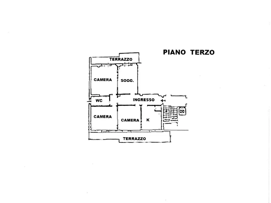 Immagine 11 di Appartamento in vendita  in Indirizzo non valido. a Siena