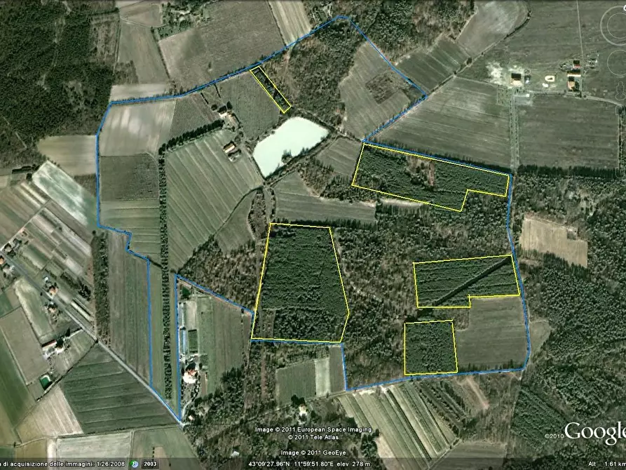 Immagine 2 di Azienda agricola in vendita  in via Piana a Castiglione Del Lago