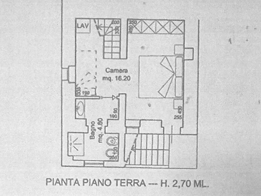 Immagine 11 di Porzione di casa in vendita  in Via della Sapienza, 23 a Magione