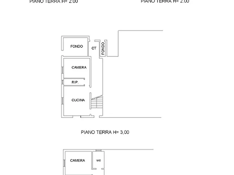 Immagine 11 di Porzione di casa in vendita  in Via della Vittoria, 21 a Castiglione Del Lago