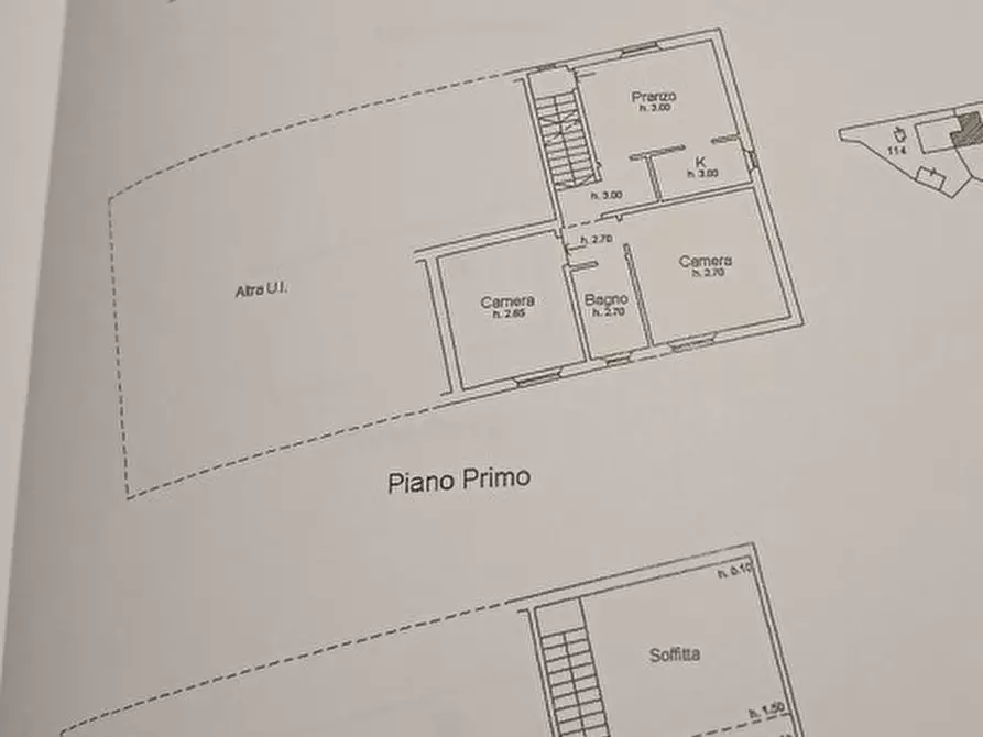 Immagine 12 di Porzione di casa in vendita  in Via delle Vecchie Mura, 38 a Montepulciano