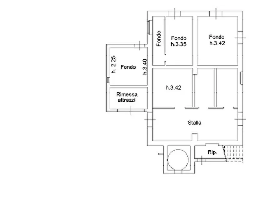 Immagine 11 di Rustico / casale in vendita  in Località Marchetti, 25 a Castiglione Del Lago