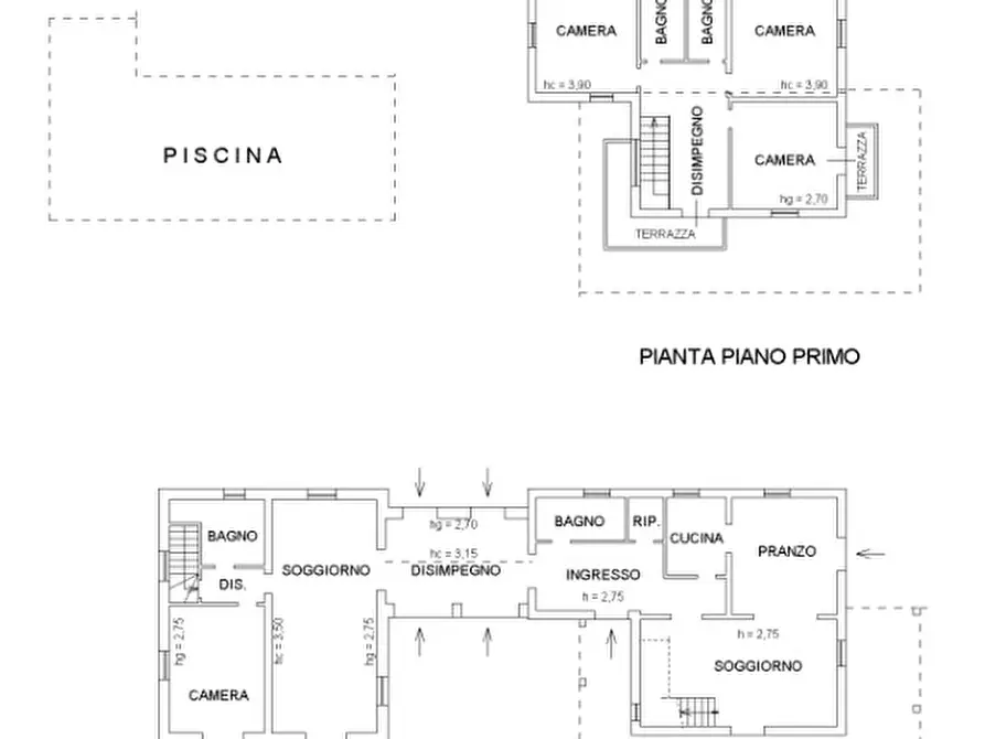 Immagine 11 di Villa in vendita  in Località Croce, 26 a Castiglione Del Lago