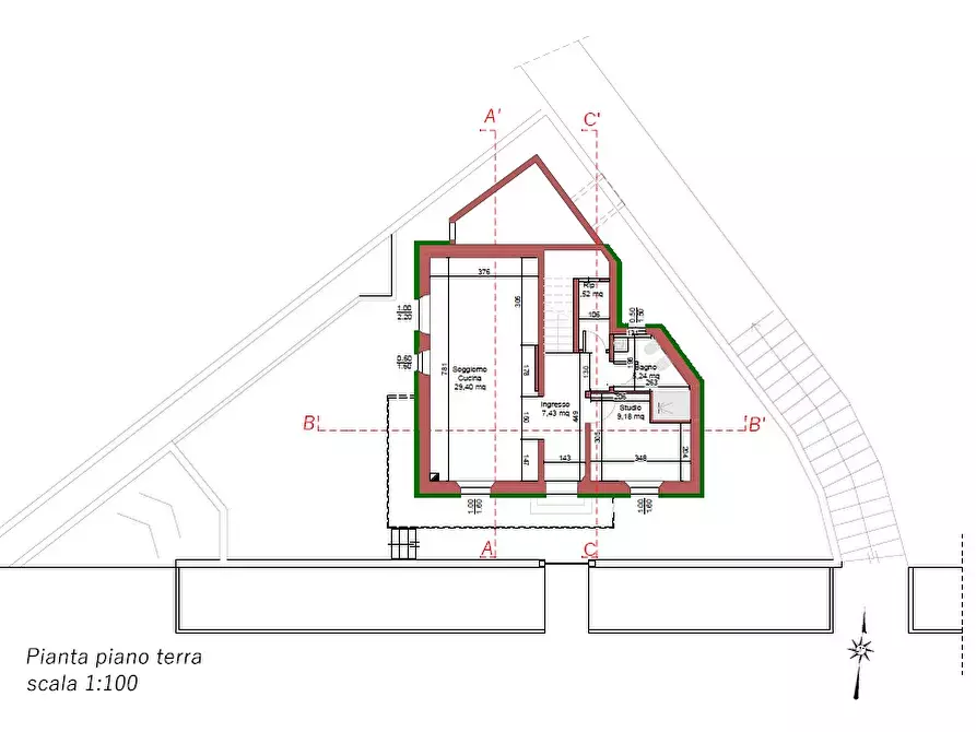 Immagine 12 di Villa in vendita  in Via Bruno Buozzi, 77 a Castiglione Del Lago