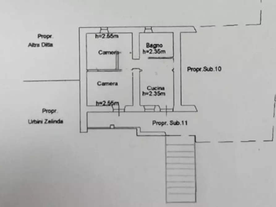 Immagine 11 di Porzione di casa in vendita  a Magione